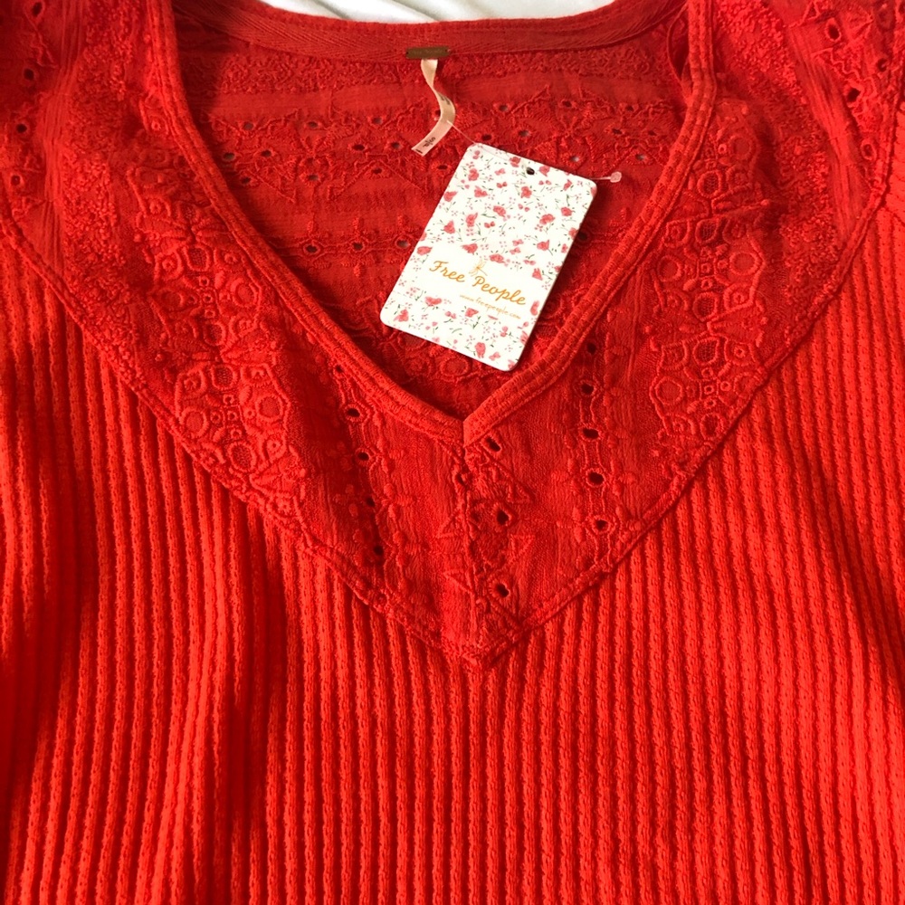 NWT Free People Parisian Nights Long Sleeve Top - Picture 8 of 11